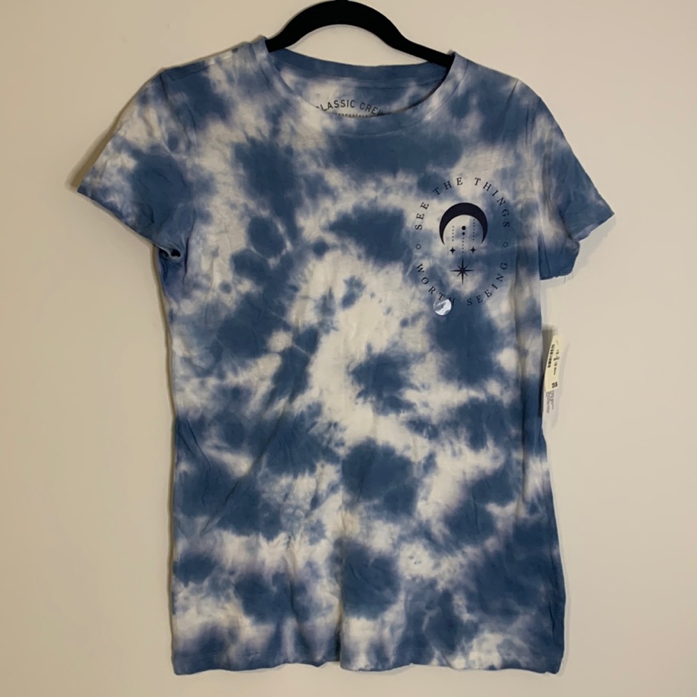 AEROPOSTALE CLASSIC CREW TIEDYE TSHIRT NWT